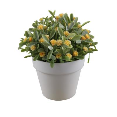 China AHE319-053 Minimalist Simulation Plants Mini Potted Landscapes Artificial Potted Plants For Decoration for sale