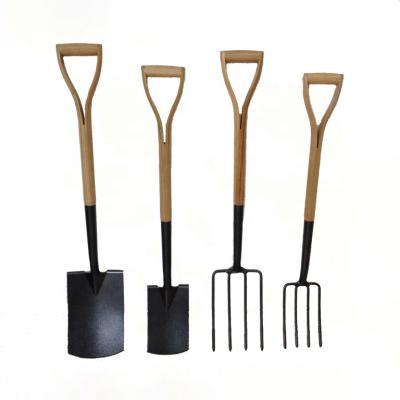 China Gardentools, carbon steel shovel and fork, heavy duty garden shovel and shovel fork, for sale