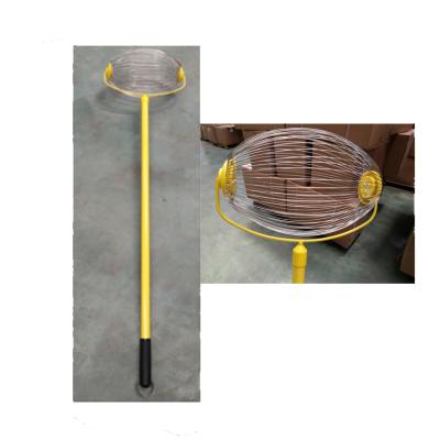 China Large tube steel handle head, size 33*24cm, nut bearing picker/harvester/collector, for sale