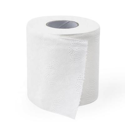 China wholesale cheap home pulpy toilet paper roll toilet paper tissue paper roll manufacturers for sale