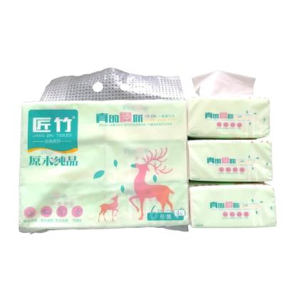 China Wholesale Wooden Wet & Dry Virgin Tissue Paper Toilet Paper Cheap Travel Tissue Facial Tissue Box 4 Ply for sale