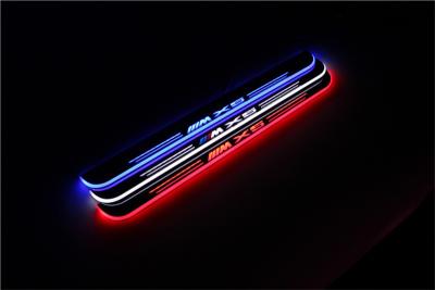 China Flashing Car BMW led scuff plate / Scuff Controller illuminated side step for sale