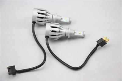 China High power led headlight bulb h7 , 12 - 24 V 2600 LM / 26 W cree led car headlight for sale