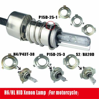 China H6 HL HID Xenon Lamp HID For Motorcycle , 25w 55w 75w hid xenon replacement bulbs for sale