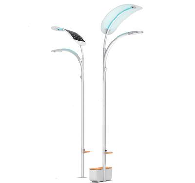 China Outdoor Solar Arm Posts Garden Lamp Light Poles Solar Light Pole Aluminum Pole Price for sale