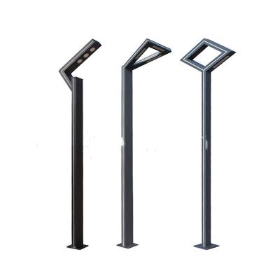 China Outdoor Solar Arm Posts Garden Lamp Light Poles Solar Light Pole Aluminum Pole Price for sale