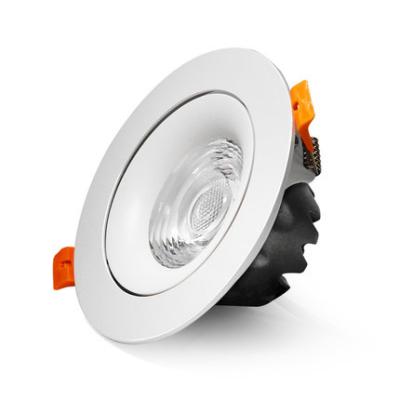 China Embeded hot sale supermarket super slim cob led trimless downlight for sale