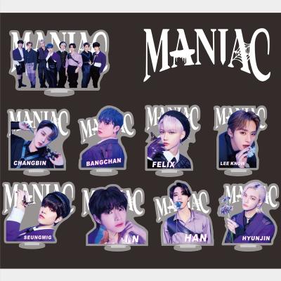 China China Wholesale Kpop Idol Merchandise Lost Kids 2nd World Tour CRAZY In Japan Clear Plastic Acrylic Standee Holder for sale