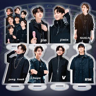 China China Wholesale Kpop Idol Merchandise Bangtan Boys Hold Up To Come Again Stage Clear Plastic Acrylic Standee for sale