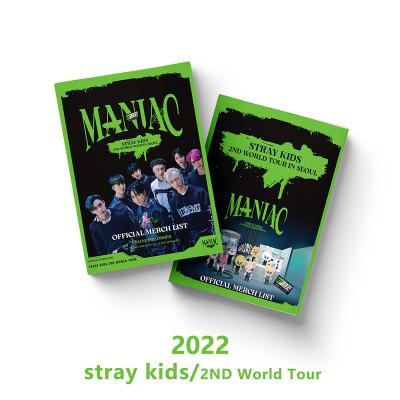 China Merch South Korean Wholesale Stray Kids Idol Kpop Maniac World Tour 2nd in Seoul Mini Photo Album Photobook for sale