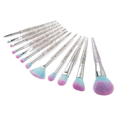 China Roses Mix Base HCS 12pcs Eyeliner Eyebrow Eyeliner Eyebrow Makeup Brush Set Beautiful Makeup Brush Cosmetic Beauty Maquiagem Tools for sale