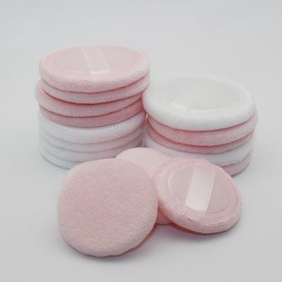 China Powder Loose Compact Powder Puff Makeup Sponge Puff For Baby Body Facial Massage Setting Talc Cotton Puffs for sale