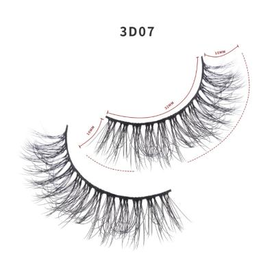 Chine 3D Hair Mink Premium Synthetic Grafted Eyelashes False Eyelashes à vendre