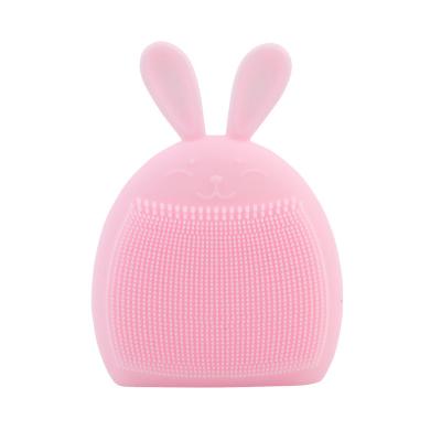 China Facial Cleansing Brush Rabbit Shape Sweep Pore Remover Face Massage Skin Care Waterproof Deep Cleansing Facial Brush Te koop