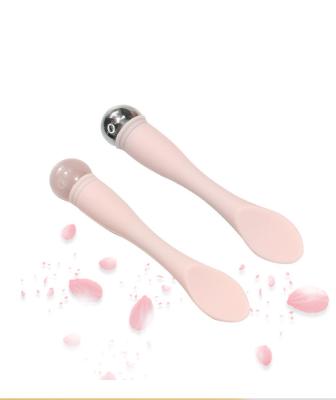 China Setting Mask New Arrival Beauty Accessories For Mask Mositure Arrangement Cream Silicone Rose Quartz Jade Roller Spatula for sale