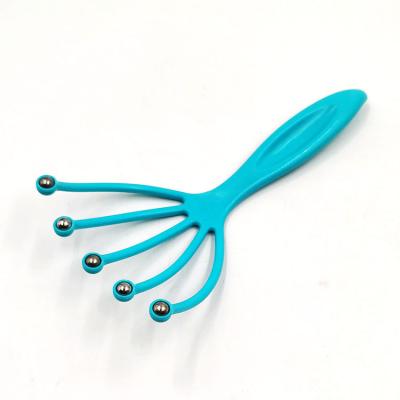 中国 Simple ABS+steel ball+ silicone beauty accessories factory price cheap head massage 販売のため