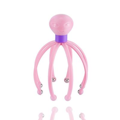 中国 Cheap Factory Price ABS+Silicone+ Steel Ball Press Relax Cute Octopus Head Massage 販売のため