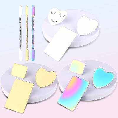 China Mixed High Quality Stainless Steel Finger Ring Stainless Steel Holographic Luxury Private Label Paddle Spatula Factory Price for sale