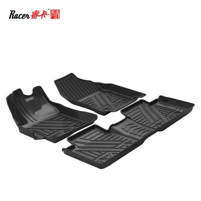 China Custom All Weather Waterproof/Anti Slip Floor Mats Fit For Ford Kuga Waterproof Front (Plain Rear) & Rear Full Set Strip Car Mat Liner 1 Set for sale