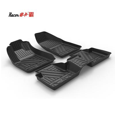 China Waterproof / Anti Slip Dirt Resistant Non Skid 3D Tape Car Floor Mats Use For Highlander 2017-2019 for sale