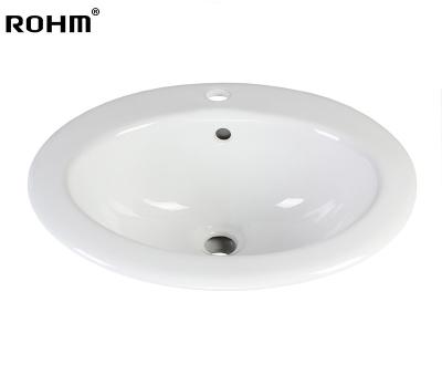 China LM-222 Eco - Friendly Ceramic Wash Basin Over Counter Basin Bathroom Sinks Chinese Sanitary Ware Anti Splash Sink for sale