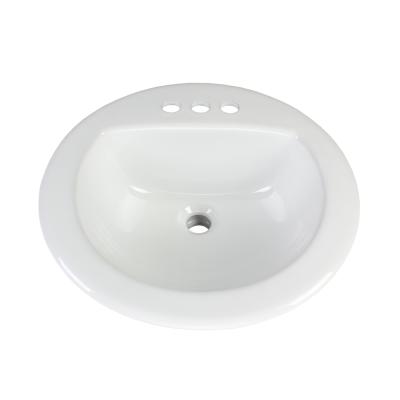 China Eco - Friendly 520mm Length Oval Shape UPC Above Counter Basin In Good Sales Te koop