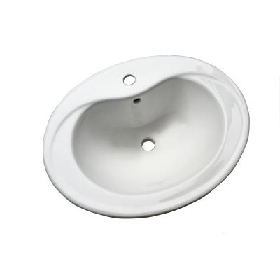 China LM-221 eco-friendly, 22 inch high quality porcelain bathroom counter top sink Te koop