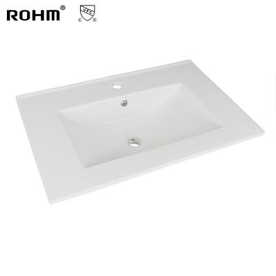 China Eco-friendly H203-80 31 Inch Modern Cabinet Basin Cabinet Sink Bathroom Vaniti Sinks Bathroom Sink Cabinet for sale