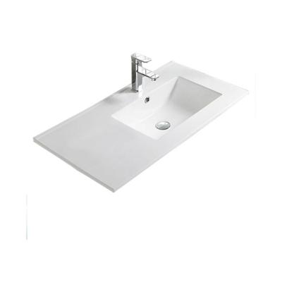 중국 Eco-friendly Sink Cabinet Bathroom Basin Bathroom Basin Ceramic Bathroom Sink H203-R-80 판매용