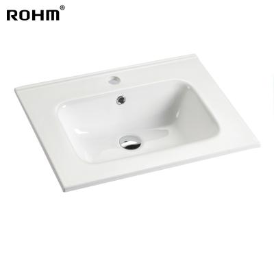 中国 H222-60 Bathroom Cabinet Set Wash Basin Sink Basin Eco-friendly Ceramic Bathroom Sinks Chinese Sanitary Ware 販売のため