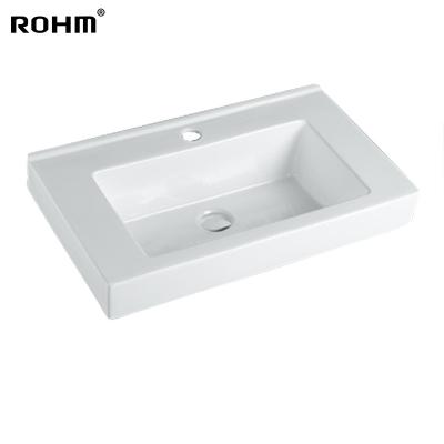 Cina Eco-friendly Cabinet H218-60 Bathroom Vanity Cabinet Basin Sink Cabinet Commercial Bathroom Sink in vendita