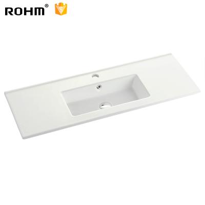 中国 Modern Bathroom Vanity H219-100 Bathroom Basin Eco-friendly Cabinet Basin Designed Ceramic Basin Bathroom Sink Ceramic 販売のため