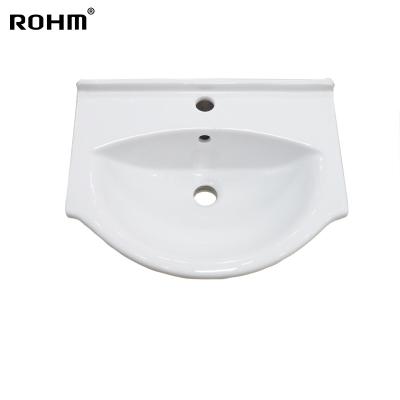 Κίνα Eco-friendly H2010 Bathroom Sink And Cabinet Wash Basin Cabinet Set Ceramic Wash Basin Luxury Bathroom Sink προς πώληση