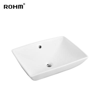 중국 LM-A150 Art Basin High Quality Sanitary Ware Bathroom Eco-friendly Stocked White Ceramic Sink 판매용