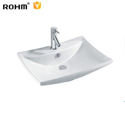 Cina Modern Design LM-274 Art Basin Luxury Hand Wash Ceramic Basin Hot Sale Hotel Bathroom Countertop Eco-friendly Stocked Sink in vendita