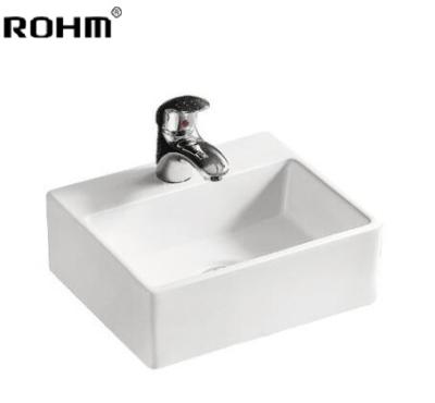 China LM-117 Ceramic Chinese Bathroom Sink Countertop Bathroom Sink Wall Basin Eco-friendly Basin Bathroom Sink Sanitary Ware en venta