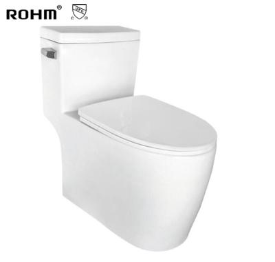 China OVS-2184 Double-Flow Seat Cover Soft Toilet Golden Toilet and Sink Toiletry Sets Ceramic Sanitary Ware CUPC for sale