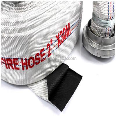 China Cotton or Polyester Canvas Agriculture Fire Hose for sale