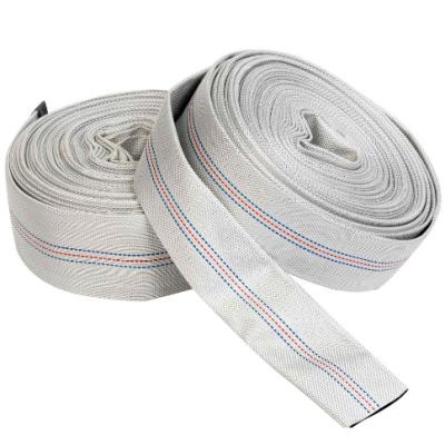 China Fire Fighting Rescue Rescue Customized 10m 20m 30m PVC Fire Hose / Canvas Rubber Hose For Agriculture Irrigation Hose for sale