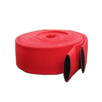 China Polyester Or Cotton High Pressure Red PVC Lined Fire Hose For Deliverying for sale