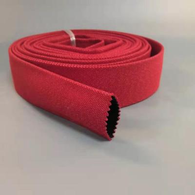 China Fire Fighting Rescue Rescue Canvas Good Quality PVC Lining Red Fire Hose for sale