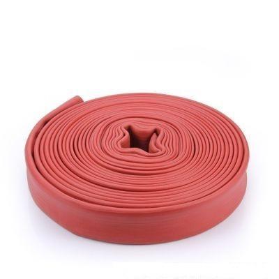 China Fire Fighting Emergency Rescue 2.5 Inch Red Duraline Double Fire Hose for sale