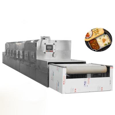 China food & Super Fast Beverage Plant Microwave Heating Machine For Commercial Cold Ready Foods Reheating for sale