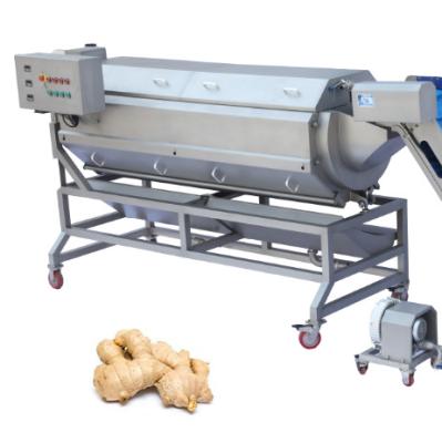 China China Commercial Supply Stainless Steel Ginger Vegetable Peeling Machine For Vegetable Fruit Rumbler Peeler Machine for sale