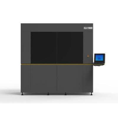 China 2.55m W * 1.60m D * 2.45m H Industrieller SLA 3D-Drucker Großer Duallaser ISLA1900D für Prototypenanwendungen zu verkaufen