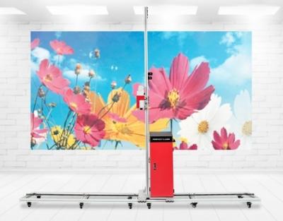 China 3D Concrete House Decal Gift Wedding Vertical Metal Mural Printer Glass UV Wall Printing Painting for Manufacturing Plant for sale