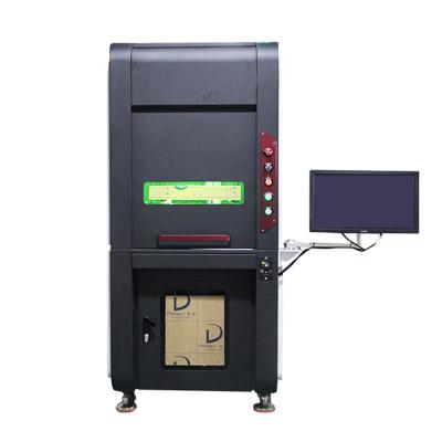 China AC220V 100khz Portable 20w Fiber Laser Marking Machine Desktop for sale