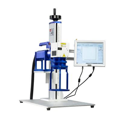 Cina 2D macchina portatile dell'incisione laser, incisore del laser della fibra di 12m/S 20W in vendita