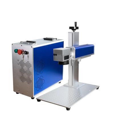 China Air Cooling 50W Fiber Laser Marker , 7000mm/S Aluminium Laser Engraver for sale