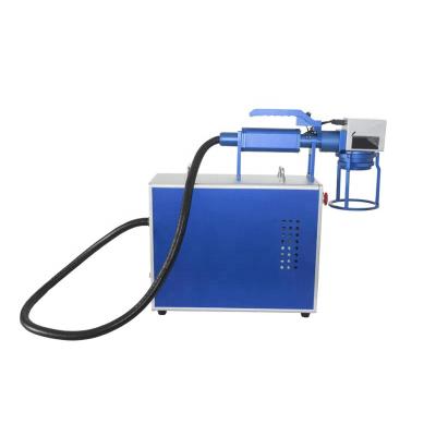 China 20w 30w Fiber Laser Marking Machine Raycus Source Handheld Portable for sale